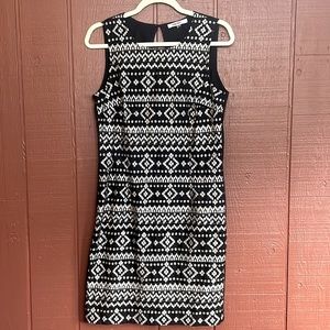 DKNY sleeveless shift dress